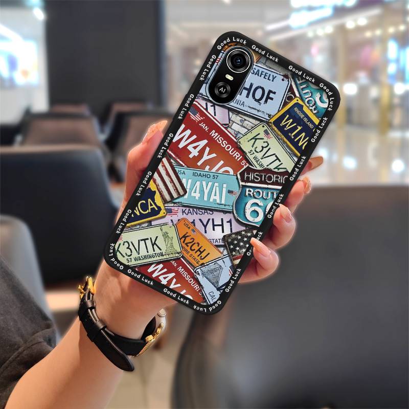 Silicone Durable Phone Case For ZTE Blade A31 Plus/Optus X Sight 2 Cartoon Anti-dust Full Wrap Waterproof Soft Case Cute