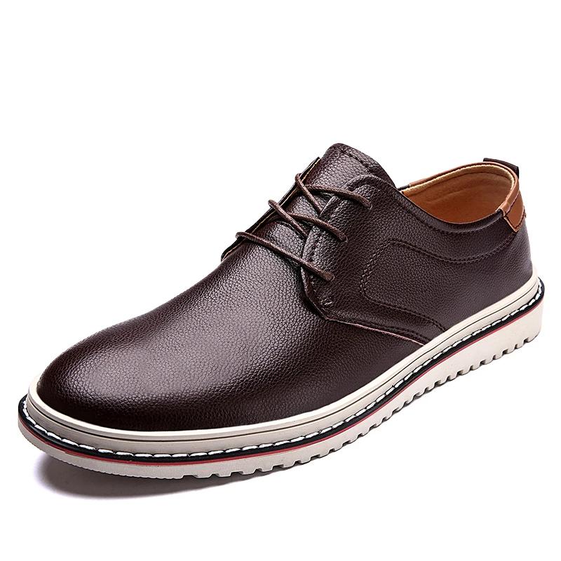 Golden Sapling Lässige Businessschuhe für Herren Flats Lederschuhe Herren Freizeit Derby Schuh Geschäftsmänner Kleidung Formell Loafer