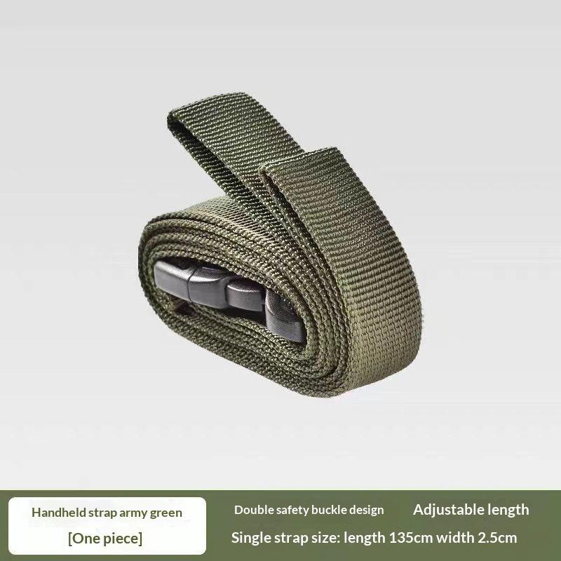 Durable Nylon Luggage Lash Strap 1.35m Adjustable Cargo Tie Down Belt for Outdoor Camping Travel Cargo Securing A