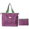 Large Foldable Eco-Friendly Shopping Tote with Drawstring