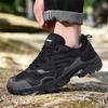 Couple outdoor sports hiking shoes non-slip wear-resistant fashion camping hiking shoes men's anti-collision breathable mountain climbing shoes