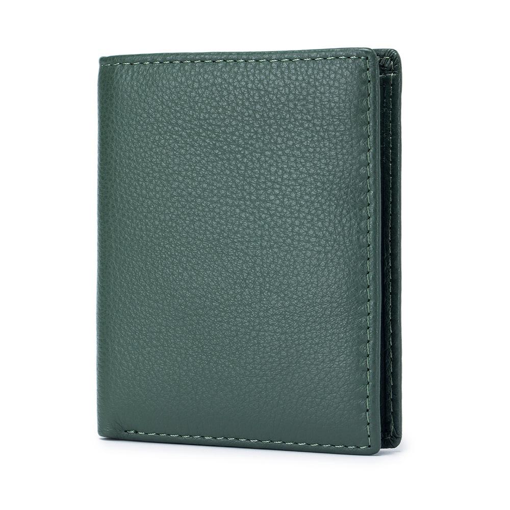 Ultra-thin Multi-card Position Short Wallet New First-layer Cowhide Simple Wallet Women's Soft Leather Change Bag Large Capacity
