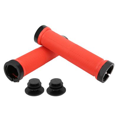 1 Paar Fiets Stuur Anti-slip Handvatten Lock-on Mountainbike Stuurhandvat