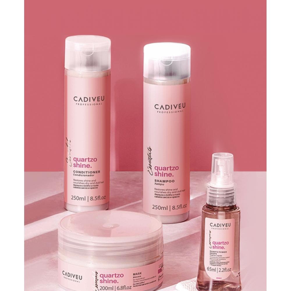 

Cadiveu Quartz Shine Set Of 4 Shampoo+conditioner+mask+serum NONE