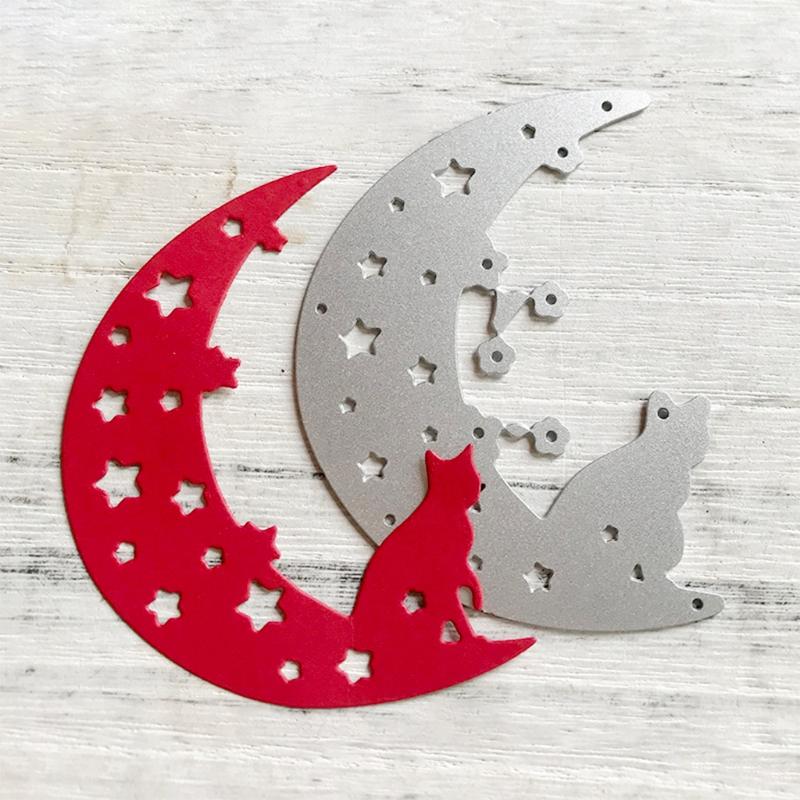 Fustelle In Metallo Per Scrapbooking – Set Gatto, Girasole, Foglia – 9x11 Cm – Sagome Per Biglietti