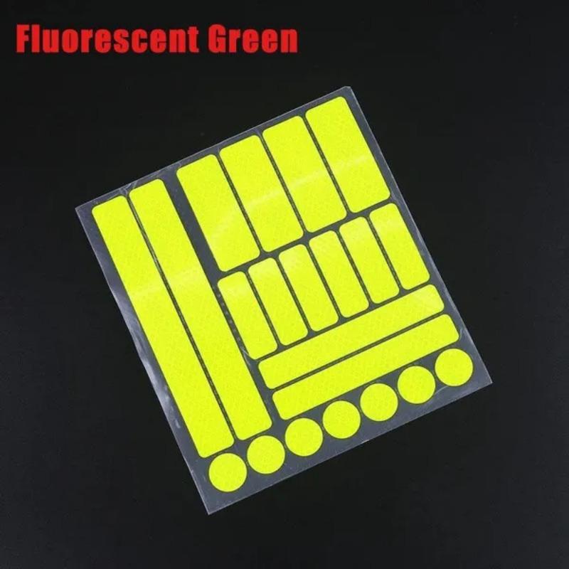 1 Pc Car Reflective Stickers Motorcycle Bicycle Reflector Cycling Wheel Rim Night Safety Warning Reflective Film Decor