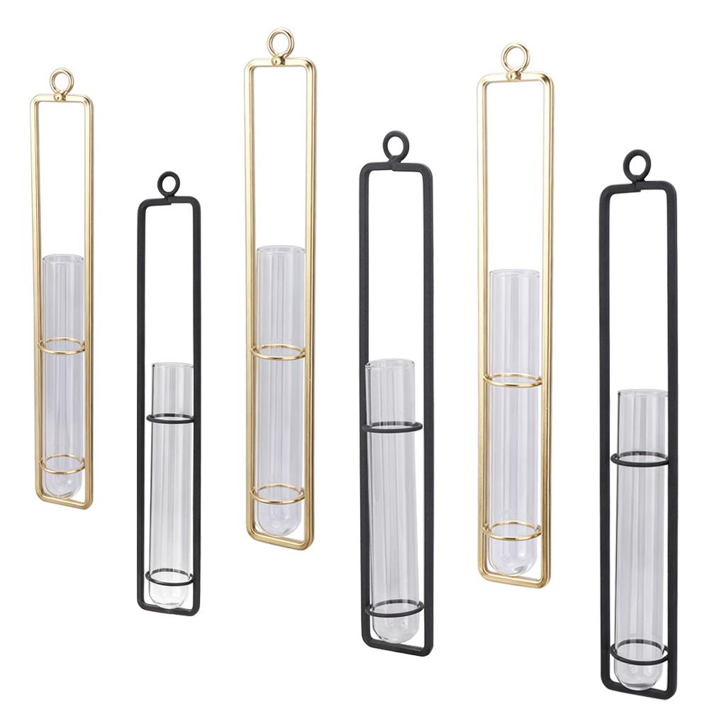 Transparent Test Tube Vases Wall Hanging Glass Vase Hanging Glass Planter Indoor