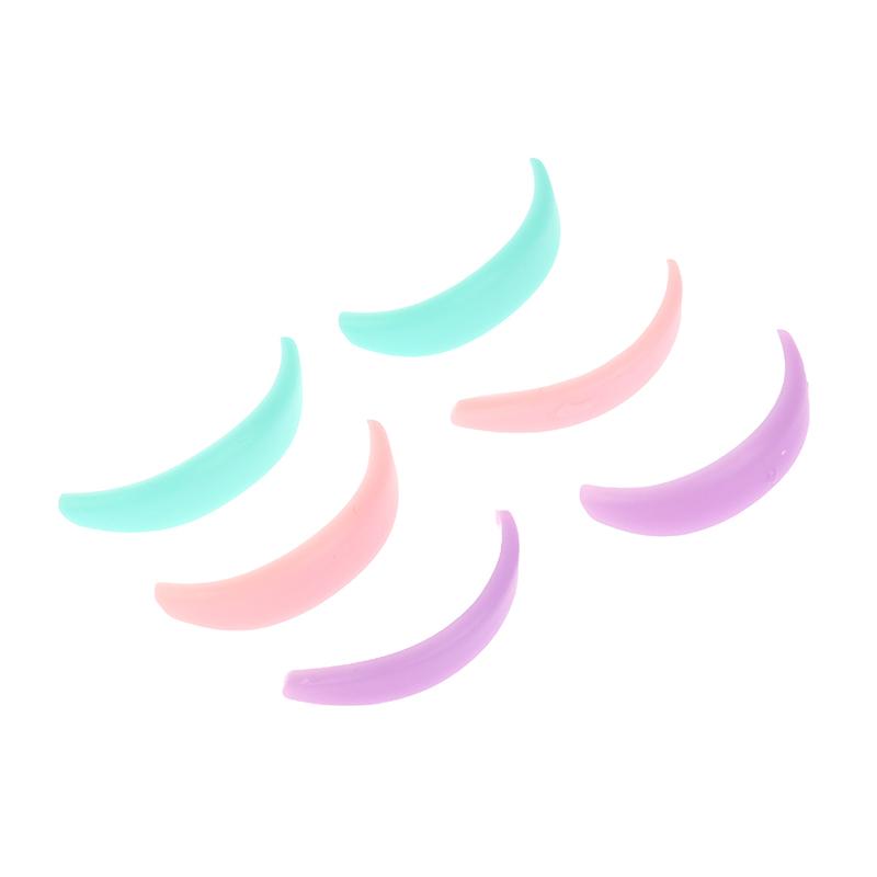 7 perechi ondulator de permanentă pentru gene din silicon Tampoane de protecție pentru permanentă pentru gene Instrumente de machiaj