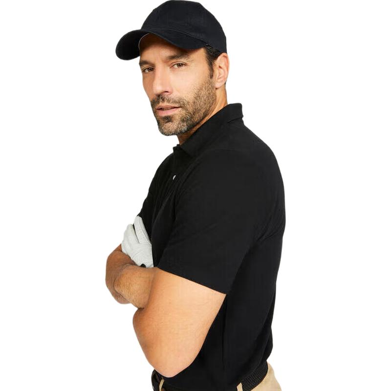 Decathlon Men s Pure Cotton Blend Breathable Solid Sport Polo Shirt 3XL