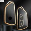 Fashion Tpu Car Remote Key Case Cover Shell Fob For Vw Volkswagen Golf 8  Skoda Octavia A8  Seat Leon Mk4 Accessories