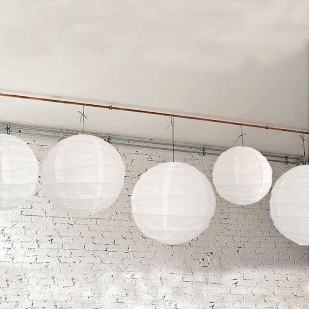 Spherical Paper Lantern Large Round Chandelier Hanging Decoration Pendant Lamp Dining Room