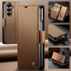 CaseMe For Samsung Galaxy Z Fold 7 Magnetic Flip Leather Wallet Case Skins Cover
