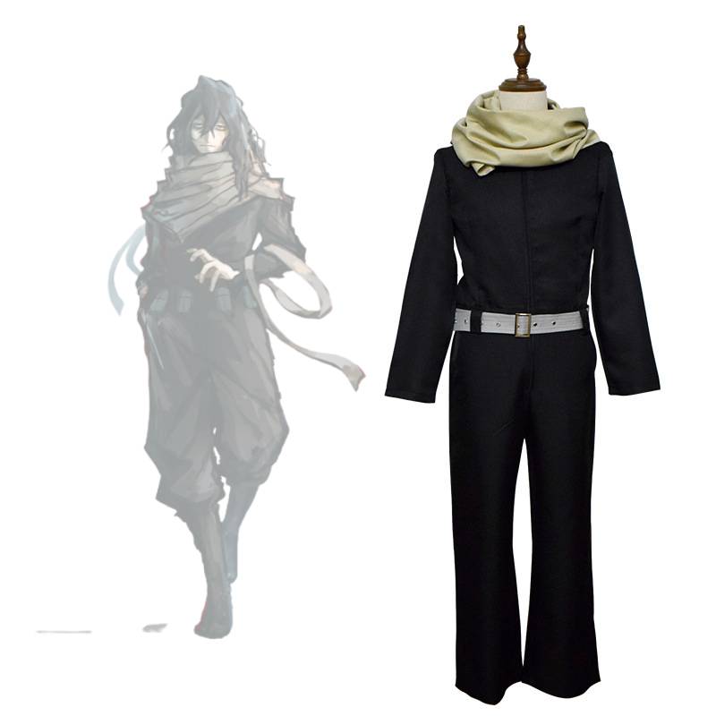 

Eraserhead Shouta Aizawa Cosplay Costume Combat Clothing Black S