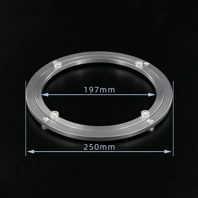 5/8/10/12Inch Kitchen Dining Table Rotating Bearing Transparent Round Turntable Lazy Susan Base Swivel Plates Furniture Hardware