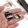 Zinc Zinc Alloy Niche Design Fashion Jewelry Korean Style Brooch Women Cat Brooch Clothing Accessory