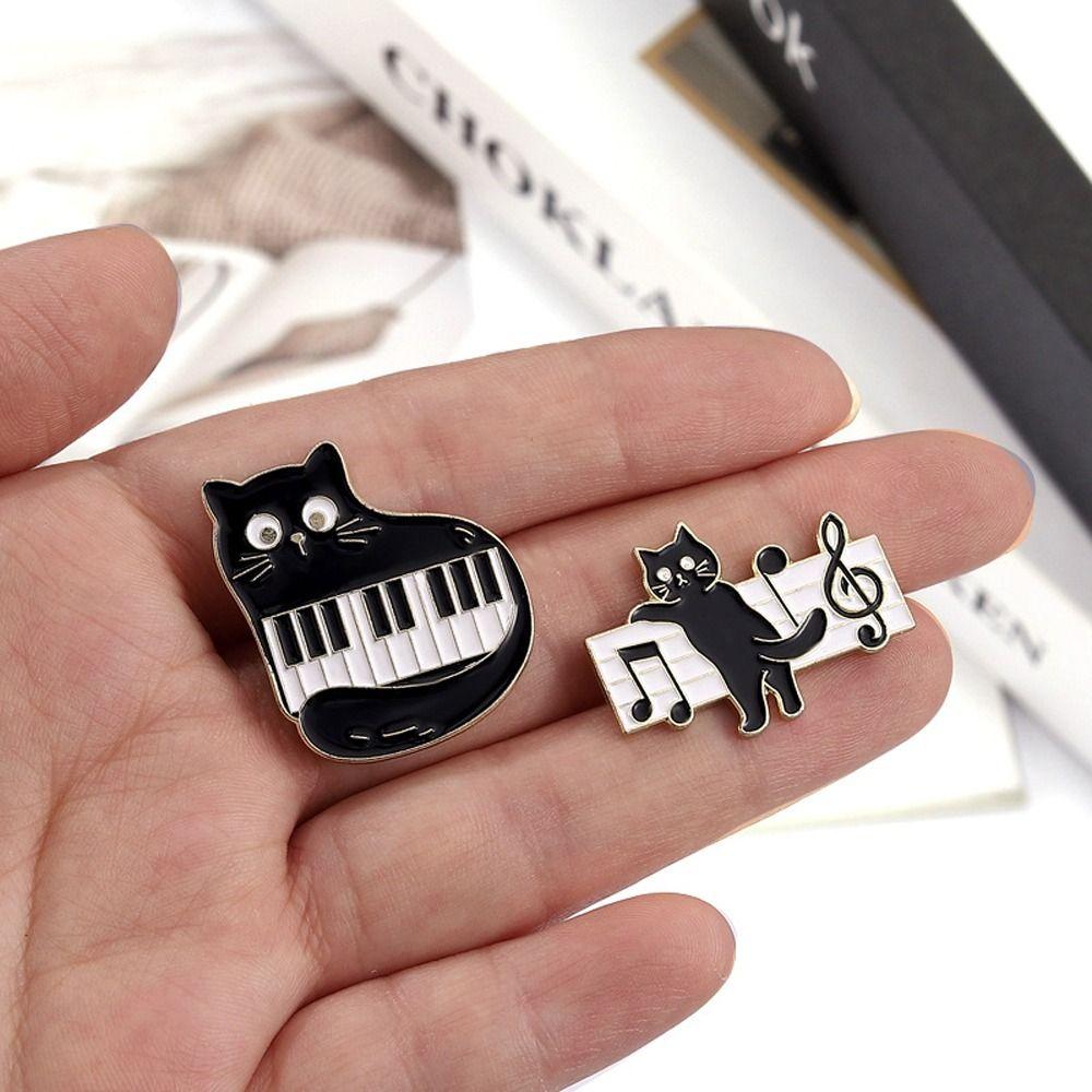 Zinc Zinc Alloy Niche Design Fashion Jewelry Korean Style Brooch Women Cat Brooch Clothing Accessory
