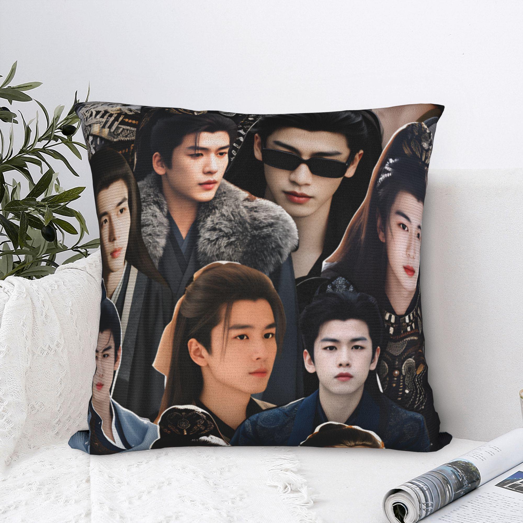 Annier Unisex Tv Series Pursuit Of Jade Xie Zheng Zhang Linghe Pillow Cover Comfy Cushion Cover Vintage Pillow Case For Sofa Home Decoration