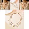 Bohemian Style Beaded Necklace With Handmade Layered Choker For Women