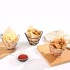 Cestino per Patatine Fritte Secchiello per Snack Cestino per Conservare Patatine Fritte Pollo Fritto Scolino per Olio Contenitore per Stoviglie Creative