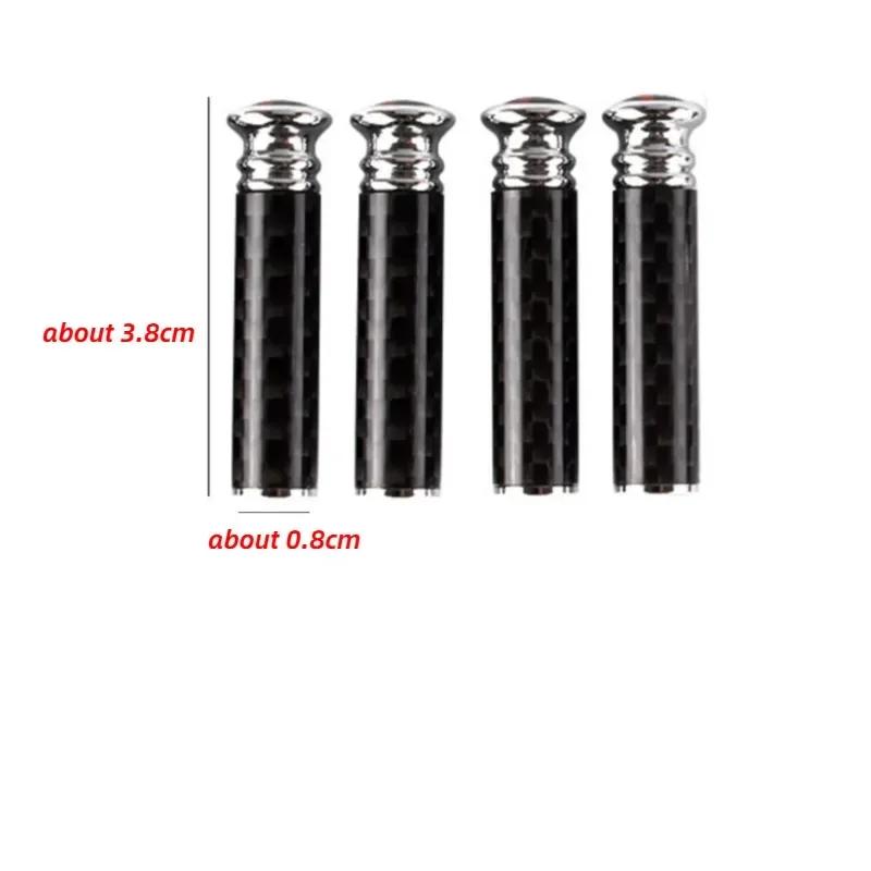 For Subaru STI Forester XV Outback Impreza WRX Legacy BRZ Tribeca Carbon Fiber Car Door Lock Pins Bolt Cover Badge Accessories X5