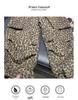 2025 Spring/Autumn Girls' Leopard Print Cargo Pants - Trendy Loose Wide-Leg Street Dance Style for Kids