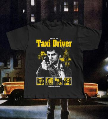 Taxi Driver Movie T-Shirt, Robert De Niro Graphic Tee, 70s Cinema