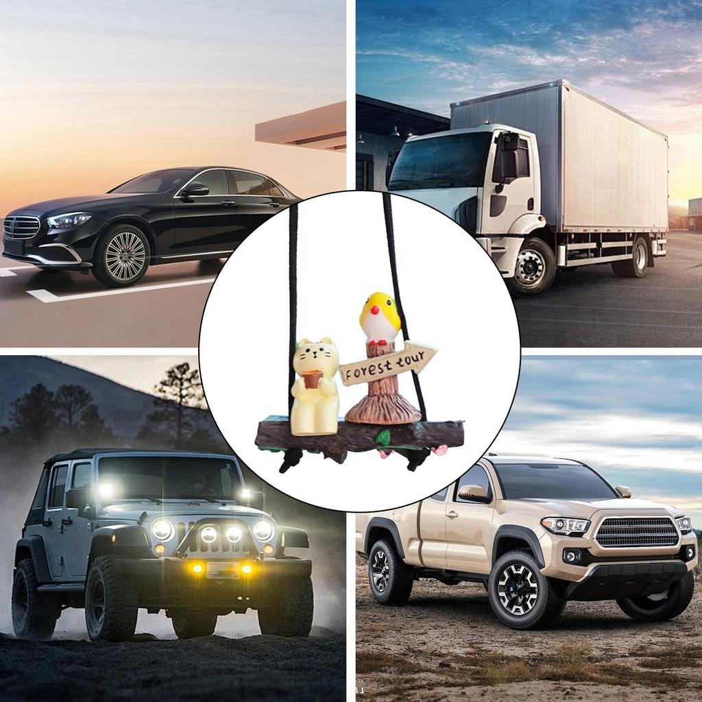 Cute Cat Car Decoration, Cute Cat Cartoon Design Car Decoration - Cat Car Ornament