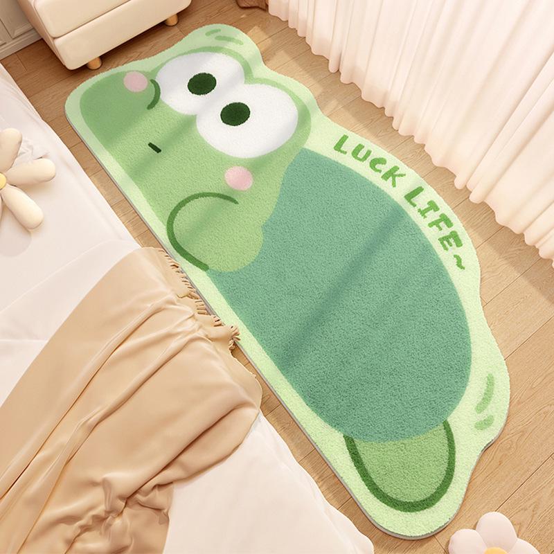 Hello Kitty Girly Bedroom Rug - Cute Cartoon Bedside Mat for Children's Room Carpet