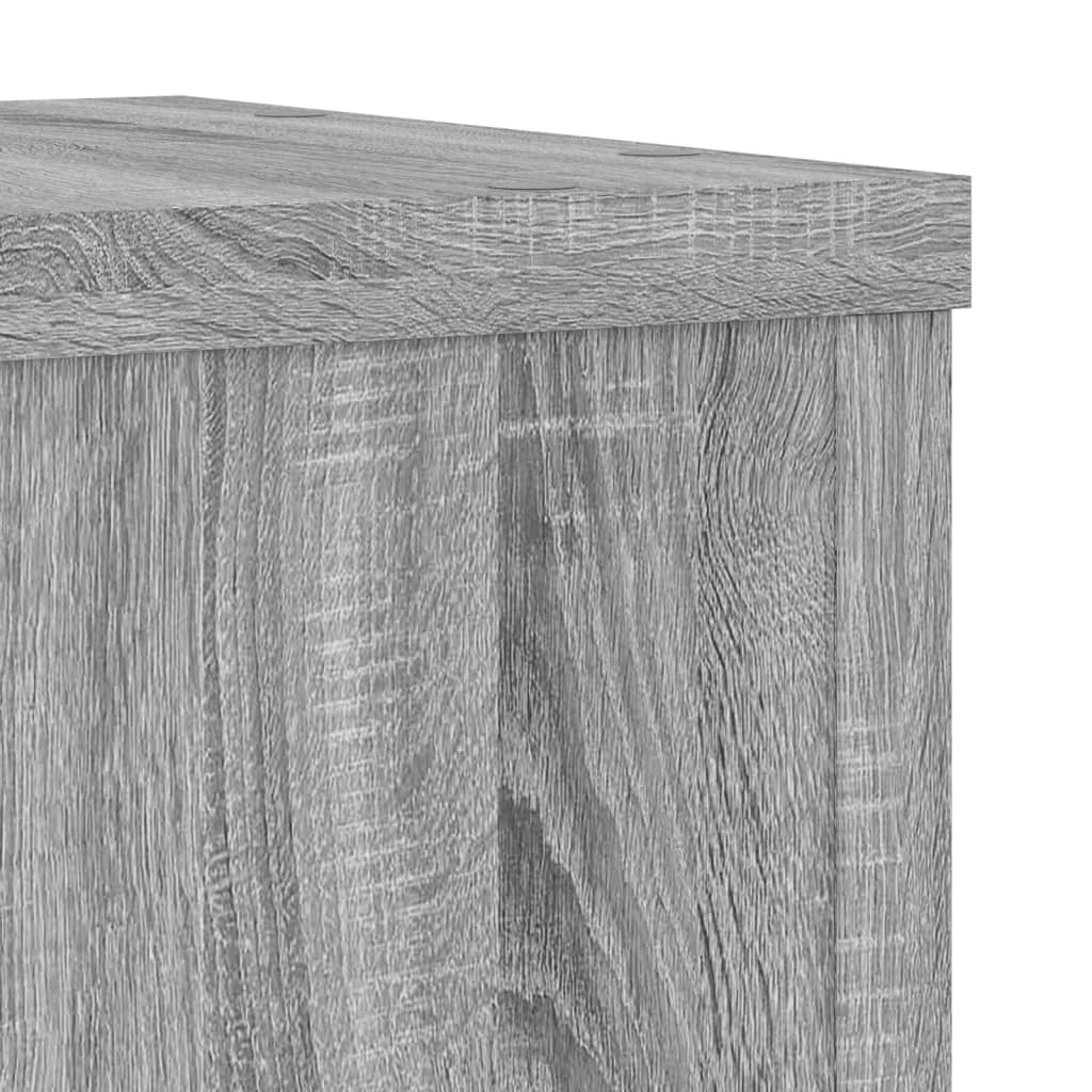 Plant Stand Set of 2 Grey Sonoma 20 x 20 x 30 cm Engineered Wood