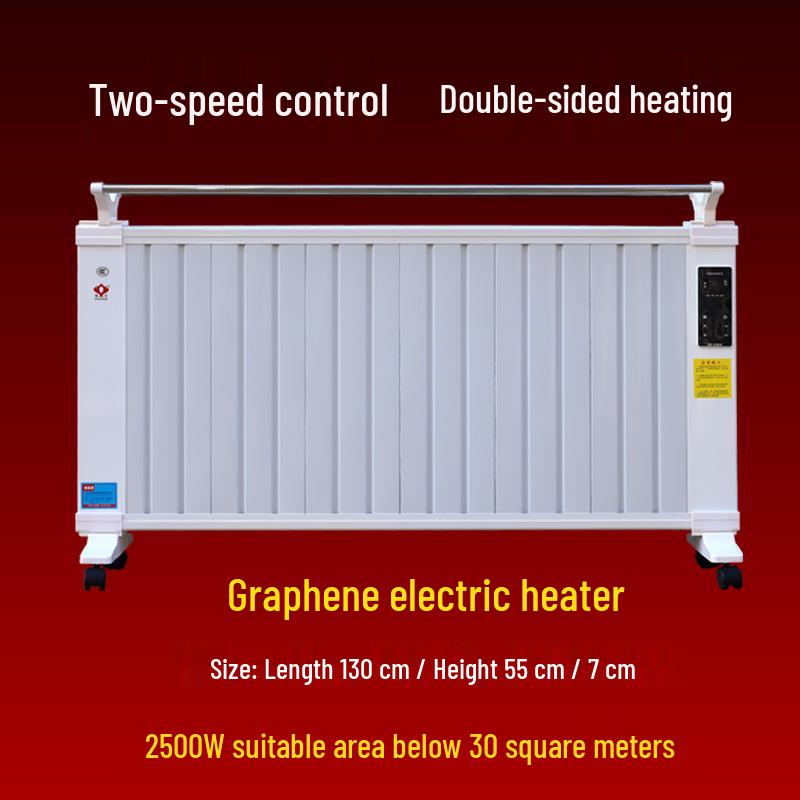 Energy-Efficient Graphene Wall-Mounted Heater for Large Areas