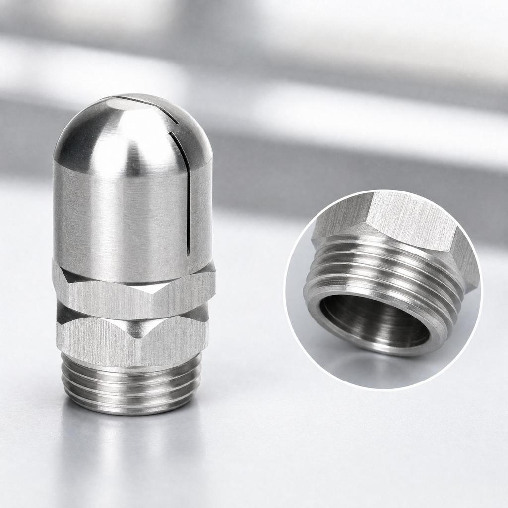Cleaning Tool Industrial Stainless Steel Rotating Spray Nozzle for