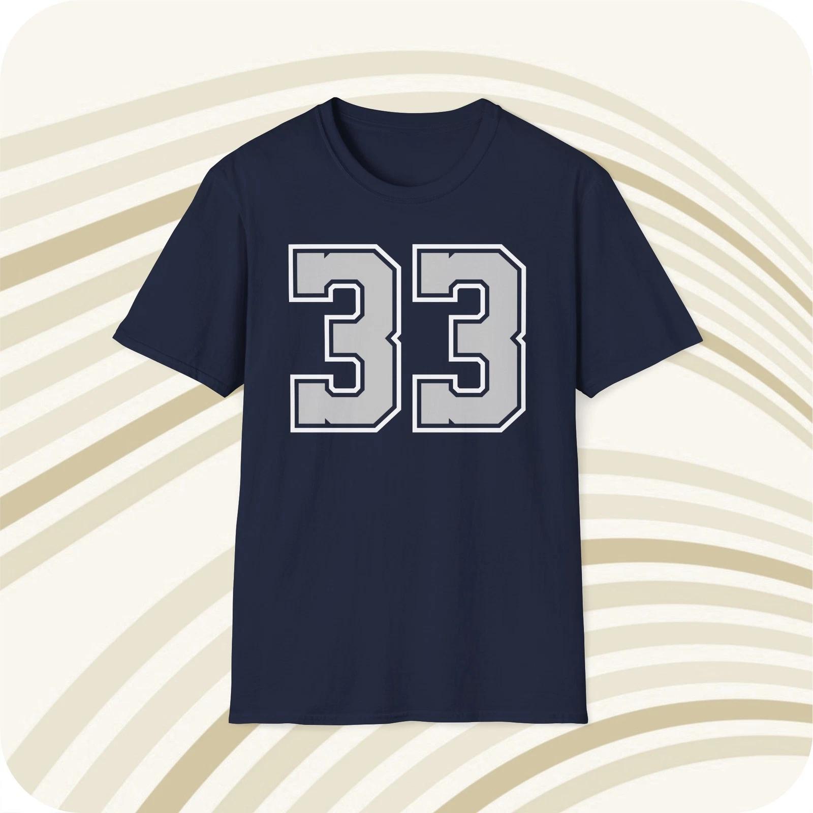 

Tony Dorsett #33 Dallas Cowboys NFL Jersey T shirt - Front & Back Print XL