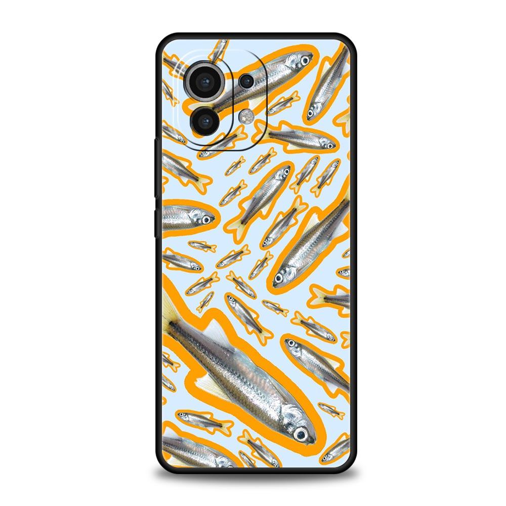 

Сардины водный продукт Чехол для телефона для Xiaomi 17 14 15 13 14T 13T 12T 11T Pro 12 11 Lite Poco X7 X5 X3 NFC F7 F6 Мягкий чехол Poco X5