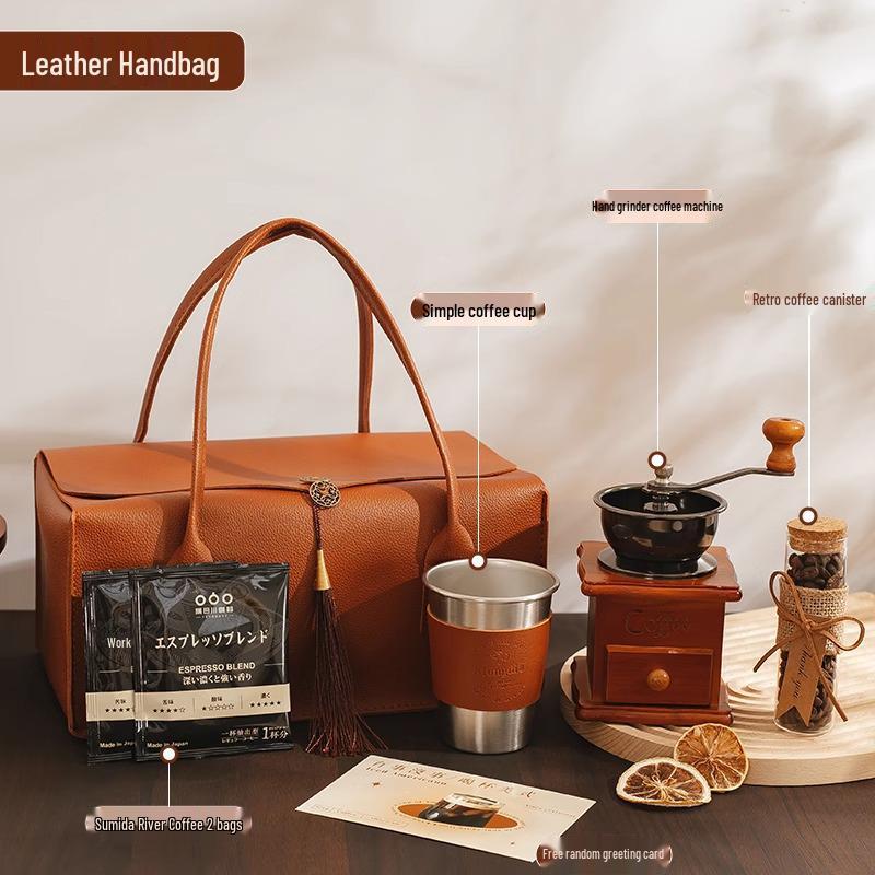 Coffee Maker Gift for Company Meetings, Birthdays, and Souvenirs - Ideal for Employees, Customers, and Best Friends