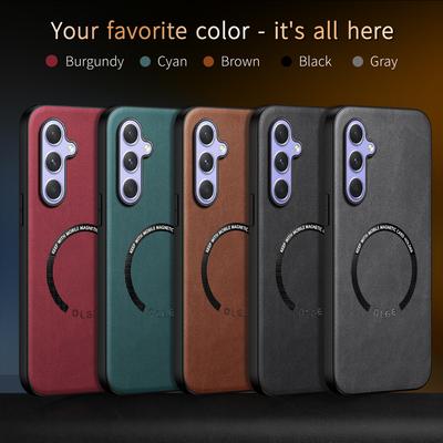 Case For Samsung Galaxy A55 A54 A53 A52 A34 A35 A25 A23 A15 5G Case Leather Phone Cover For Samsung A05S A14 A13 4G Luxury Case