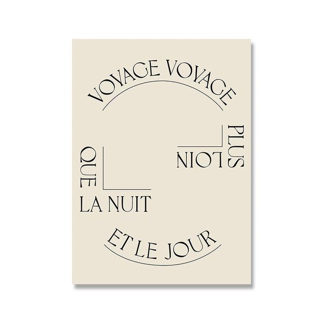 

Французская винтажная рекламная музыкальная поэма, коктейльный постер для ресторана, абстрактная картина на холсте, красочная минималистичная настенная художественная картина, украшение 21cm×30cm NoFrame