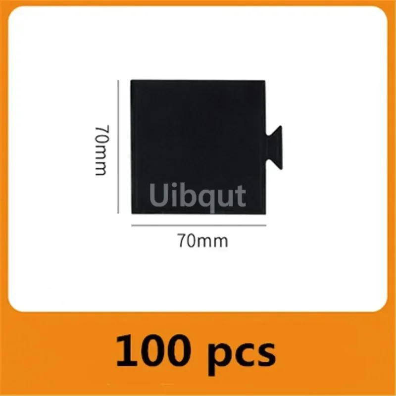 100pcs/set White Black Silver Mousse Mat Bottom Cake Base Boards Paper Board Shape Dessert Tray Christmas Cake Decoration Tools