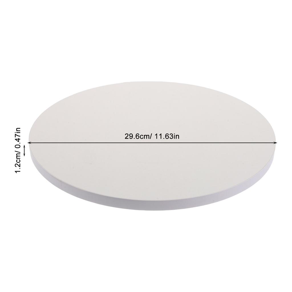 Round Wooden Table Top Thick Solid Wood Rustic Coffee Tabletop Replacement Small End Table Beige Easy Assembly