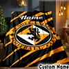 Custom Name Dundee Crest Throws Blanket Flannel Blankets for Couch Bed Gifts for Men Women Picnic blanket Christmas fan gifts