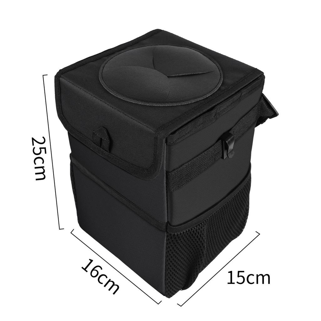 Waterproof Multi-functional Foldable Car Trash Can and Storage Organizer