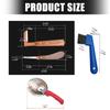 Ergonomic Grip Hoof Trimmer Stainless Steel Hoof Trimming Tool Multifunctional Equine Hoof Care Set for Farm Animal