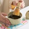 Ceramic Bamboo Japanese Matcha Tea Set Matcha Bowl Matcha Making Kit Matcha Whisk Set  Tea Lovers