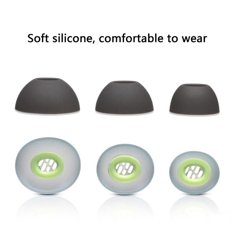 4Pair Silicone Ear Tip for Buds 2 In-ear Headphone Eartips IE800S Tip AntiSlip Noise Reduce