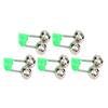 5Pcs Fishing Pole Fish Bite Lure Alarm Alert Twin Bell Ring Rod Tip Clip Fishing Bell