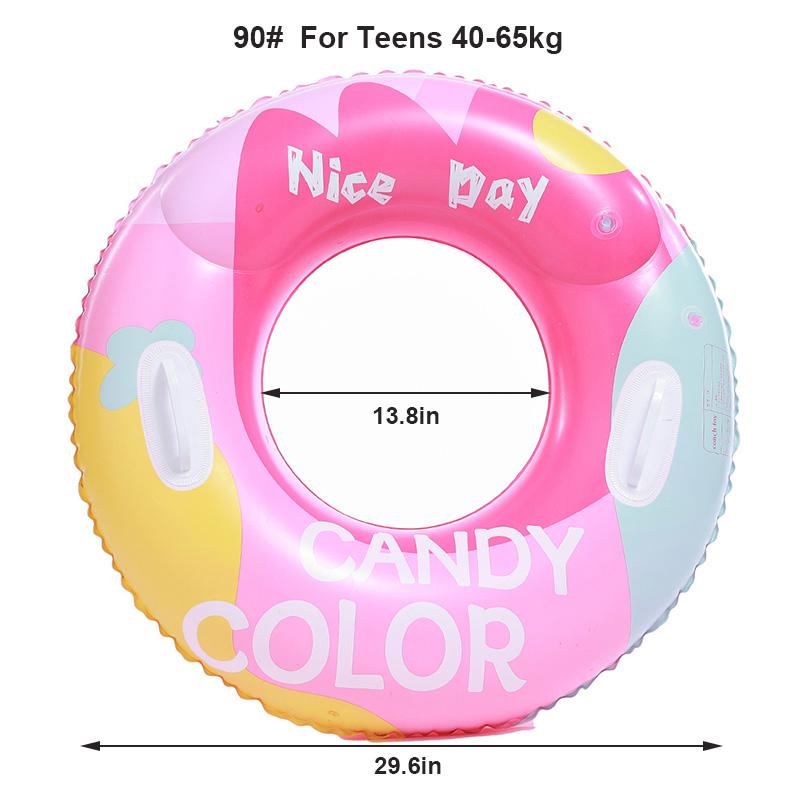 Inflatable Pool Float Thicken Dual Airbag Swimming Floating Ring Pool Accessory For Adult Swim Tube Summer Water Toys