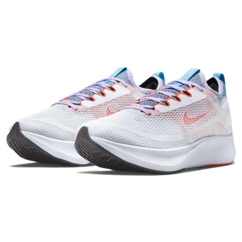 Ny Nike Zoom Fly 4 Hvit Oransje Lilla Dame CT2401-100