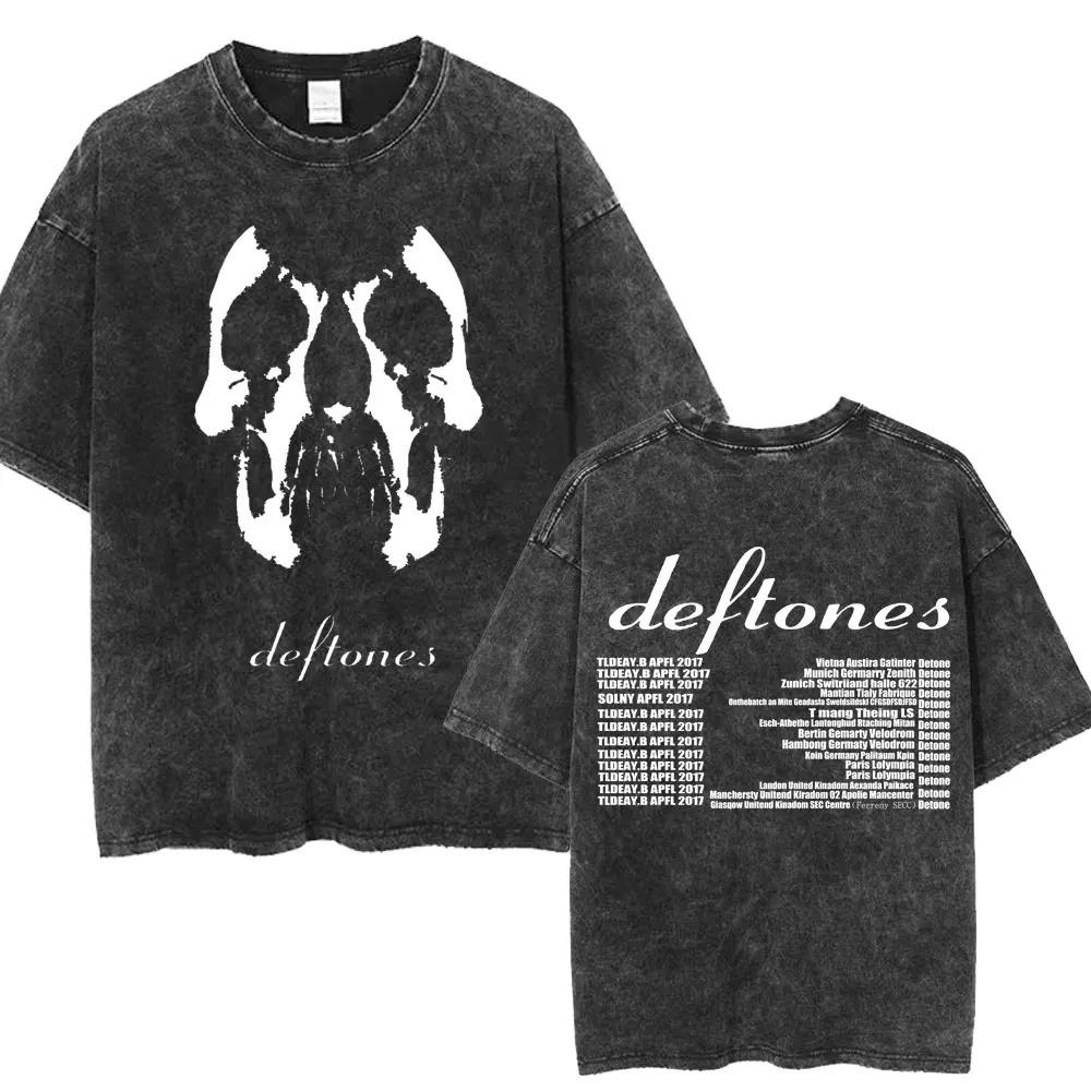 

Deftones Скелет Оленя Червоний Графічний Винтажний Потертий Оверсайз Футболка, Унісекс Альтернативний Метал-Фан Вуличний Одяг Футболка, 100% Бавовна Повсякденний Топ з Коротким Рукавом XXL різнокольоровий