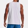 Under Armour Iso-Chill Casual Sports Solid Crew Neck Tank Top Men Tops Gray 1372300-100