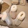 Winter New Fur Integrated Foreign Trade Large Size Fashion Thick-soled Snow Boots Northeast Thickened Cotton Shoes Short Boots