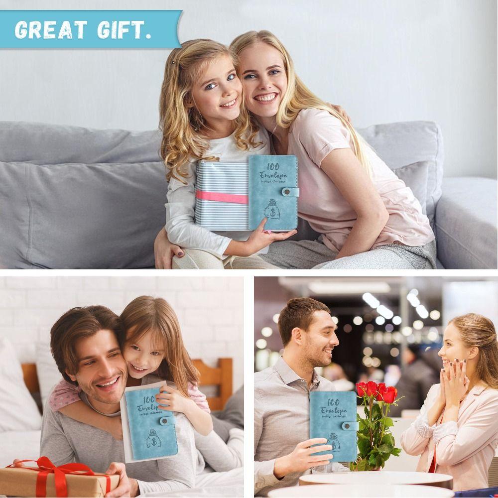 Reusable Binder Savings Book A6 Cash Stuffing Envelopes Binder
